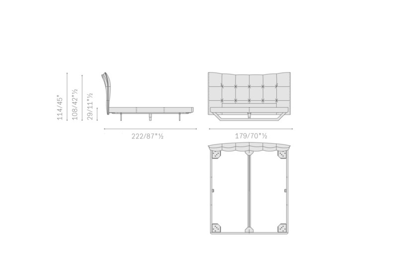 Letto Aurora Tre (Offerta Expo) Poltrona Frau - 10