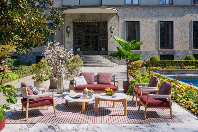 Divano per esterno Dine Out Cassina - 3