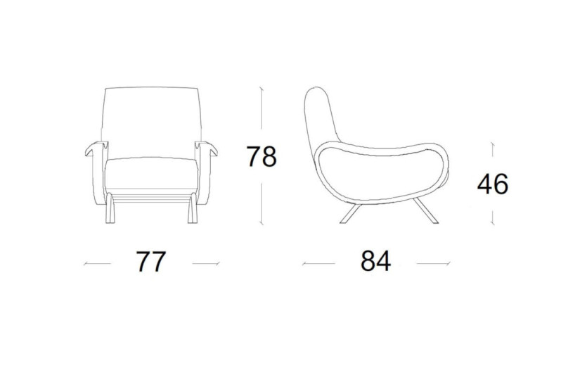 Fauteuil Lady (Offre Expo) Cassina - 6