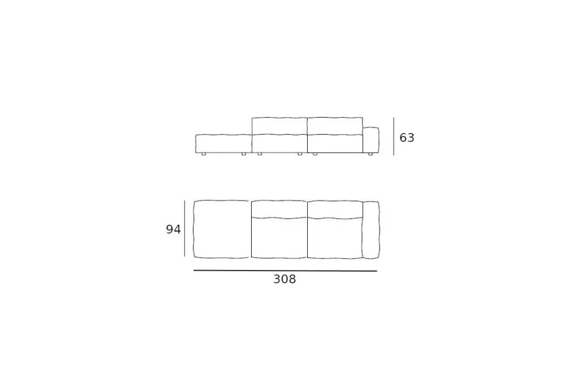 Canapé Neowall Éd. 2021 (Offre Expo) Living Divani - 7