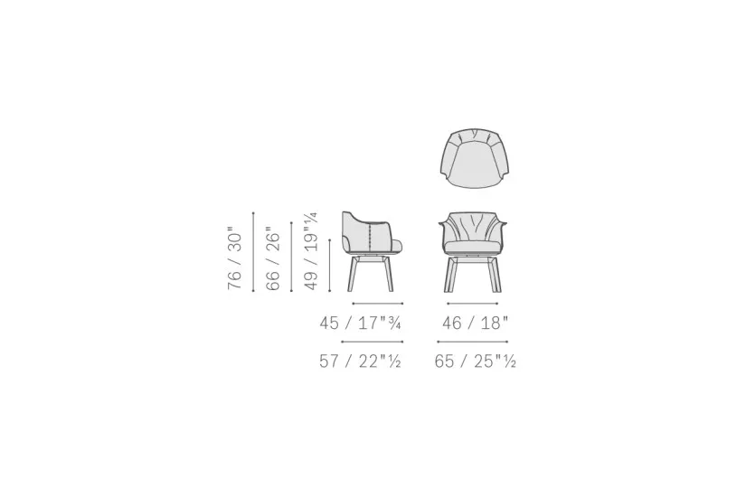 Archibald Swivel Armchair (Expo Offer)