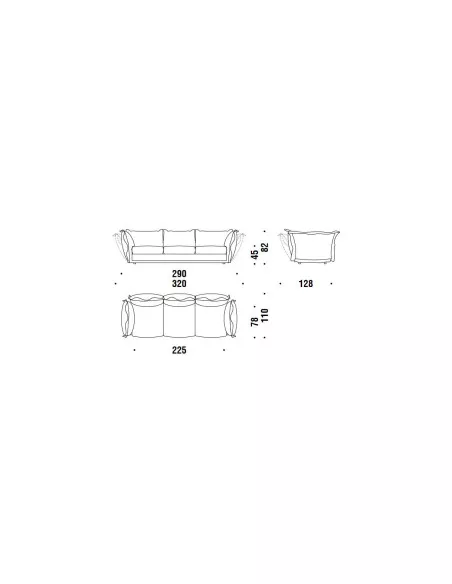Cloudscape Sofa (Expo Offer)
