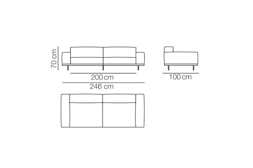 Naviglio Sofa Arflex (Expo Offer)