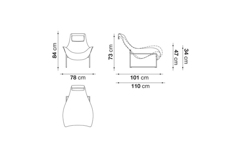 Poltrona Basculante Mart (Offre Expo) B&B Italia - 7