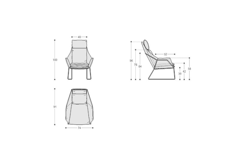 Poltrona New York Bergère Ed. 2021 (Offerta Expo) Saba - 7