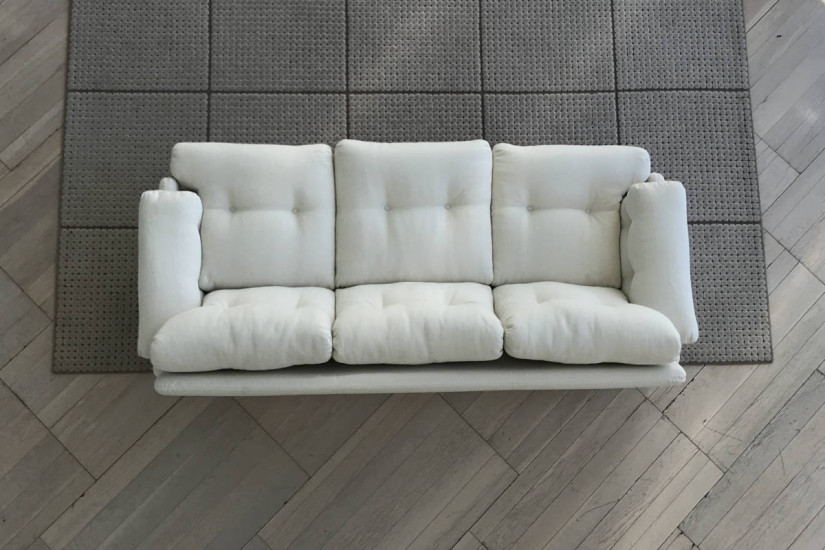 B&B Italia Coronado White Fabric Sofa (Expo Offer) | Online Shop