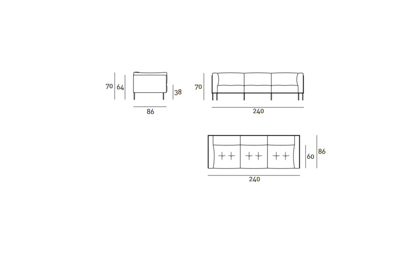 Rod Sofa (Expo Offer)
