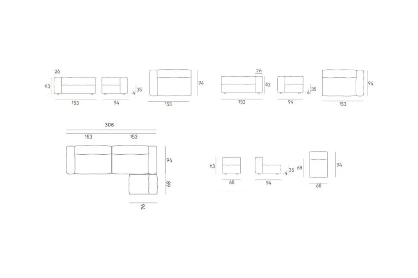 NeoWall Sofa (Expo Offer)