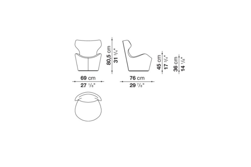 Piccola Papilio Armchair (Expo Offer)