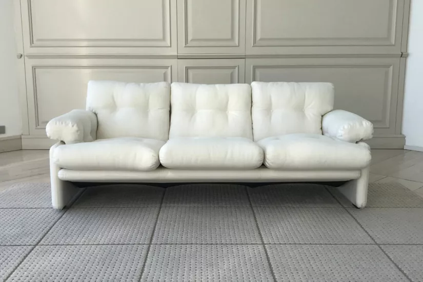 B&B Italia Coronado White Fabric Sofa (Expo Offer) | Online Shop