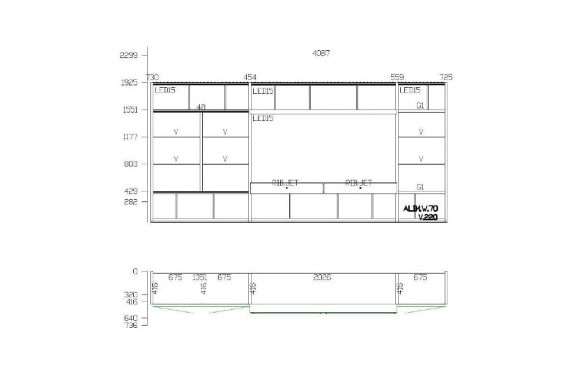 Wall System Olmo Nero (Offerta Expo) Poliform - 6