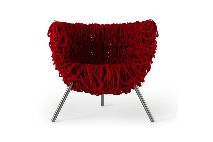 Fauteuil Rouge Edra - 1