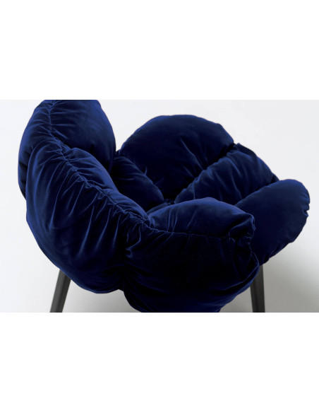 Poltroncina Blue Velvet Edra - 2