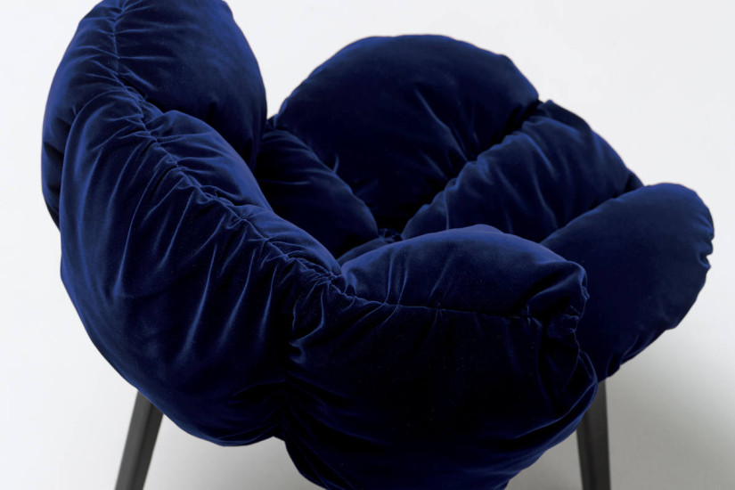 Poltroncina Blue Velvet Edra - 2