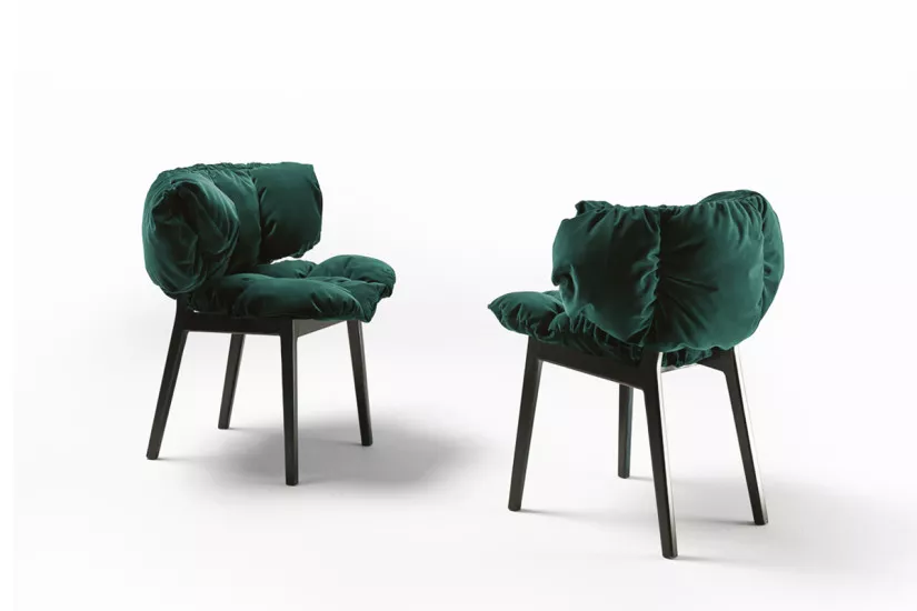 Poltroncina Blue Velvet Edra - 1