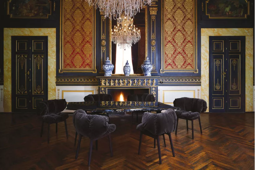 Poltroncina Blue Velvet Edra - 5