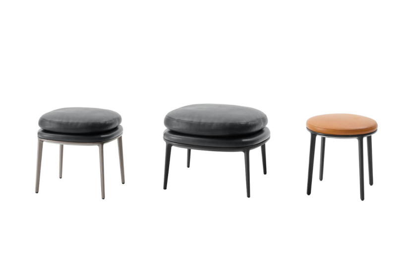 Table et Pouf Caratos Maxalto - 3