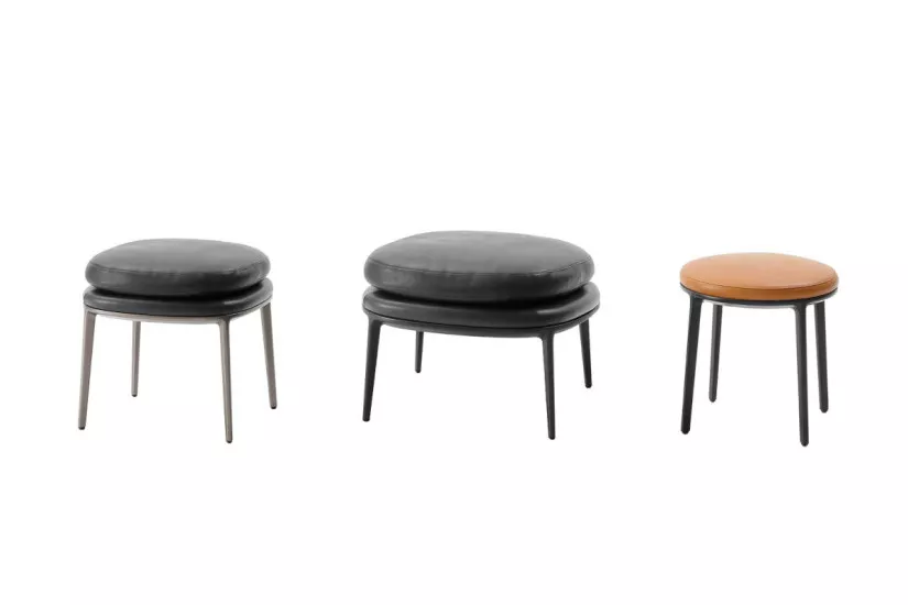 Tavolino e Pouf Caratos Maxalto - 3