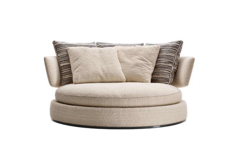Amoenus Soft Swivel Round Sofa