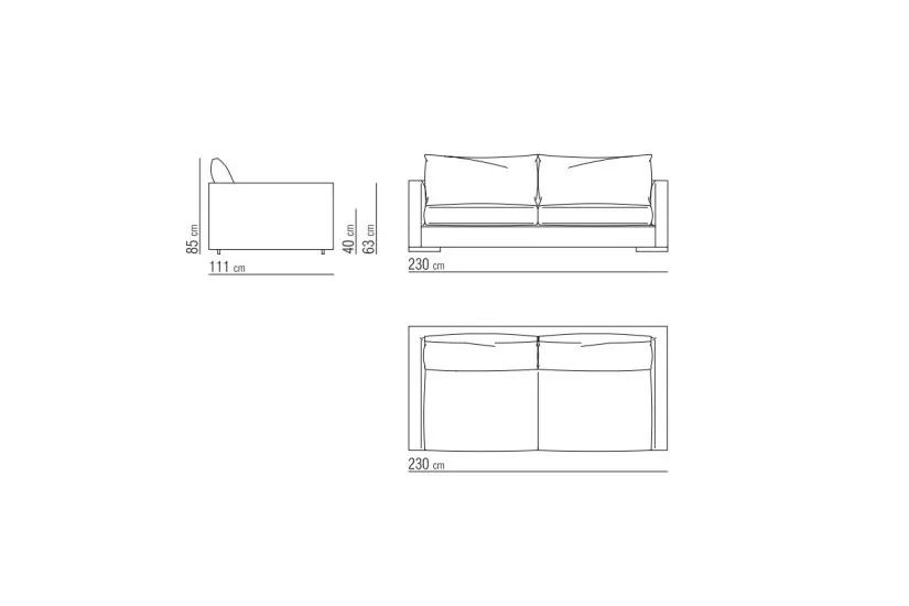 Divano Magnum Ed. 2021 (Offerta Expo) Flexform - 6