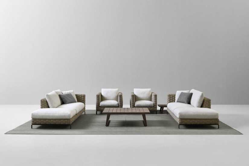 Divano per esterno Ray Outdoor Natural B&B Italia Outdoor - 8