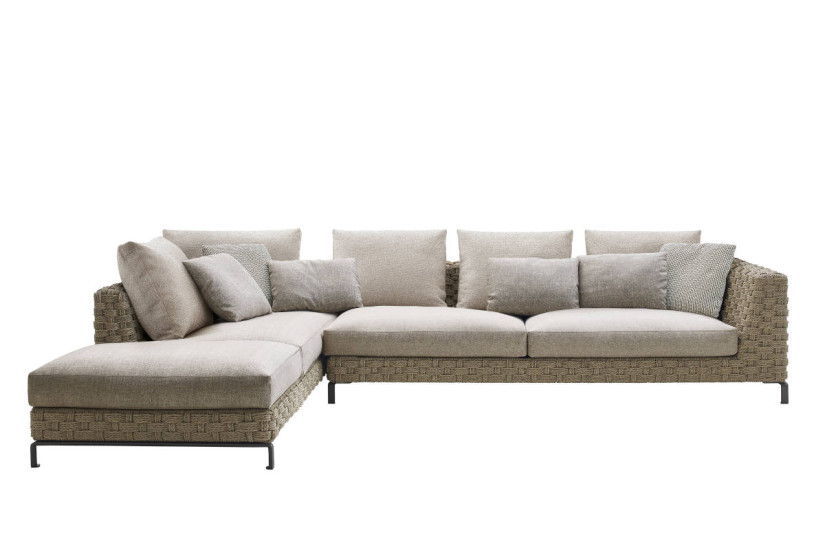Divano per esterno Ray Outdoor Natural B&B Italia Outdoor - 3