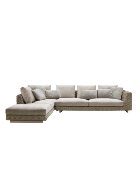 Ray Outdoor Natural Sofa