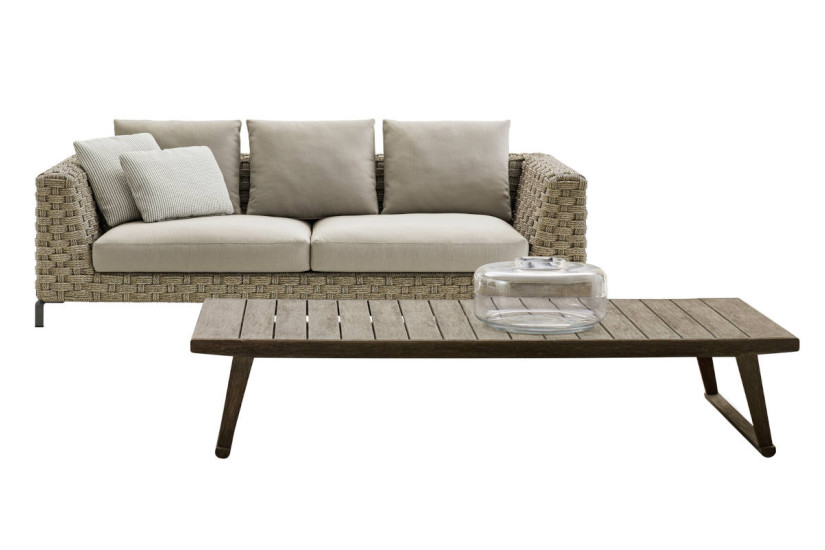 Ray Outdoor Natural Sofa
