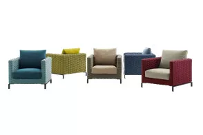 Ray Outdoor Fabric Armchair 2