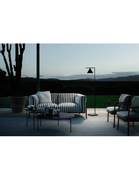 Divano da esterno Borea due posti B&B Italia Outdoor - 3