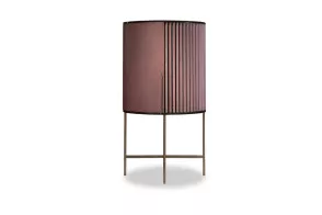 Plissé Bar Cabinet