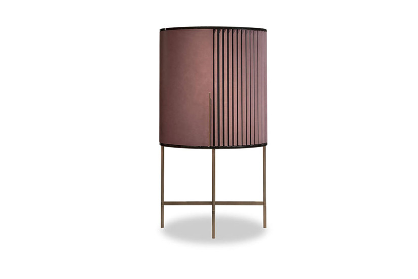 Plissé Bar Cabinet