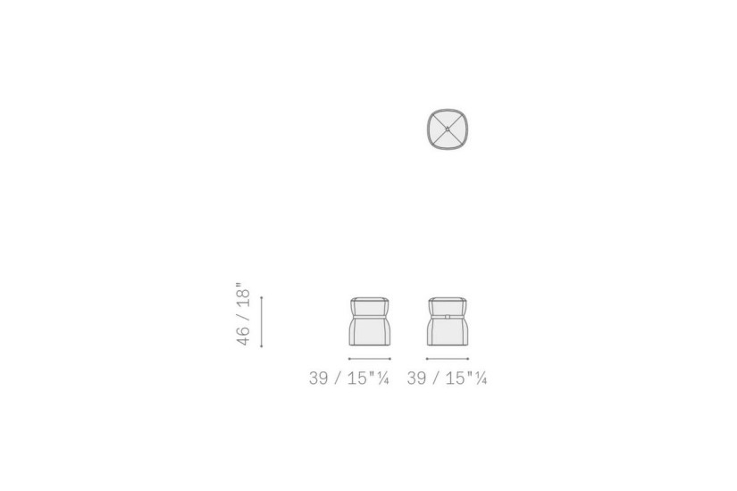 Pouf Leplì (Offre Expo) Poltrona Frau - 6