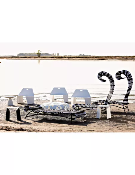 Shadowy outdoor Chaise Longue (M’Afrique Collection)