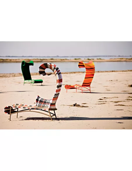 Shadowy outdoor Chaise Longue (M’Afrique Collection)