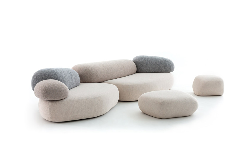 Divano Pebble Rubble Moroso - 1