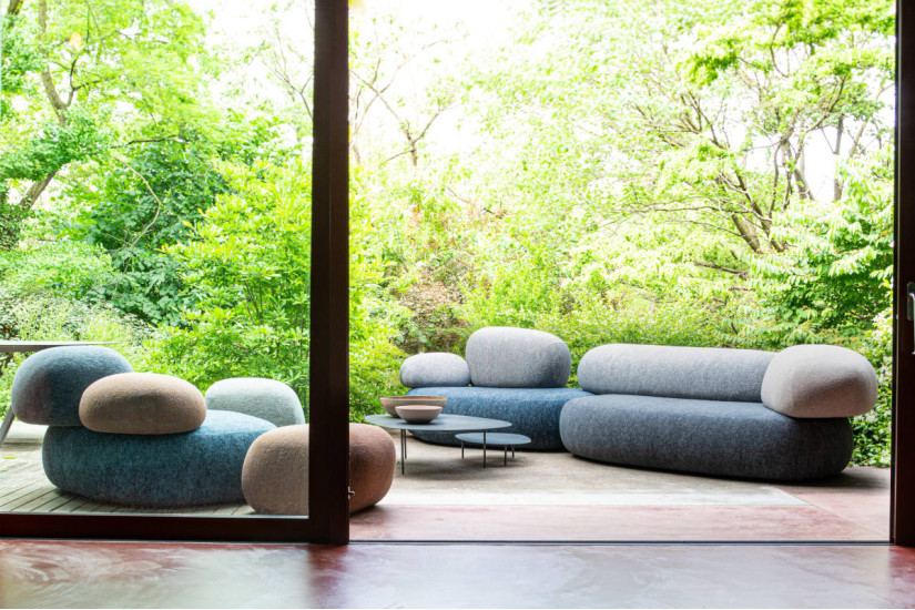 Divano Pebble Rubble Moroso - 6