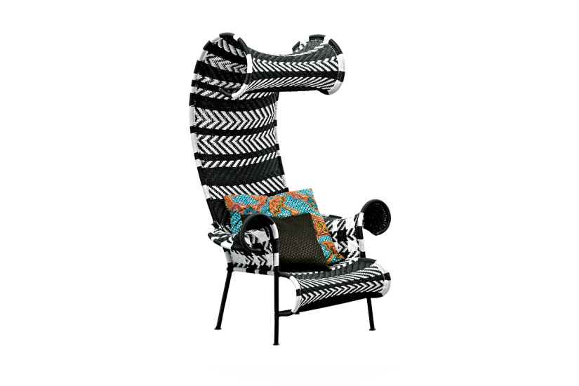 Shadowy outdoor Armchair (M’Afrique Collection)