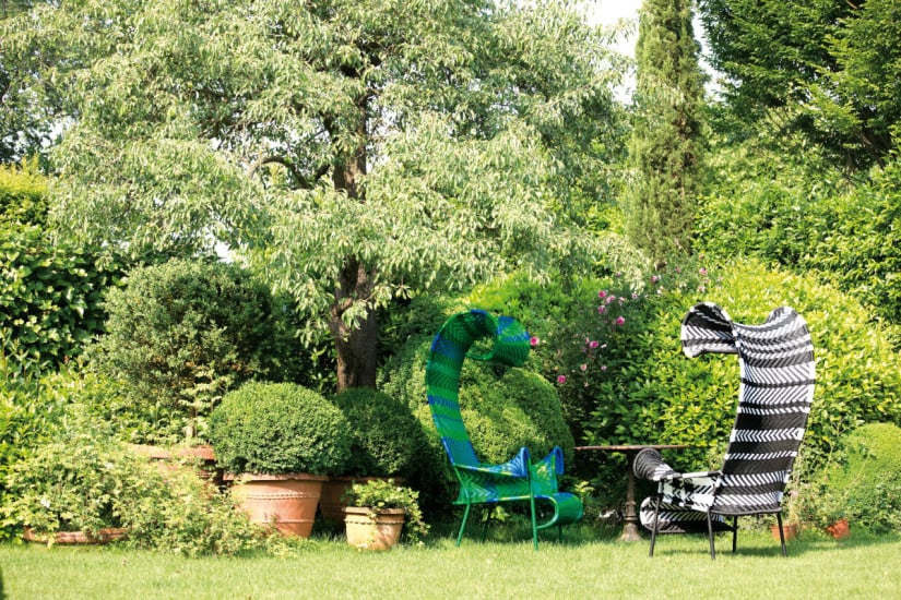 Shadowy outdoor Armchair (M’Afrique Collection)