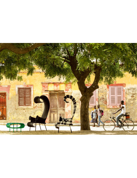 Shadowy outdoor Armchair (M’Afrique Collection)