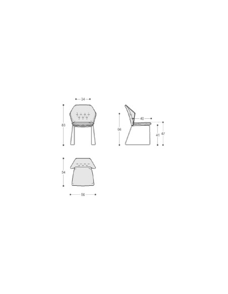 New York by Marras Chair Without Armrests (Expo Offer)