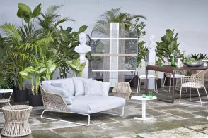 Fauteuil Lounge d'extérieur New York Soleil Saba - 1 2