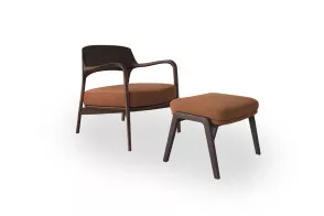 Fauteuil Louis et Pouf Loretta (Offre Expo) Porada - 5