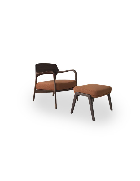 Fauteuil Louis et Pouf Loretta (Offre Expo) Porada - 5