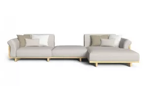 Argo Wood Outdoor Sofa