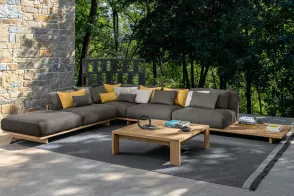 Divano per esterno Argo Wood Talenti - 1 2