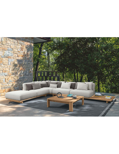 Divano per esterno Argo Wood Talenti - 3