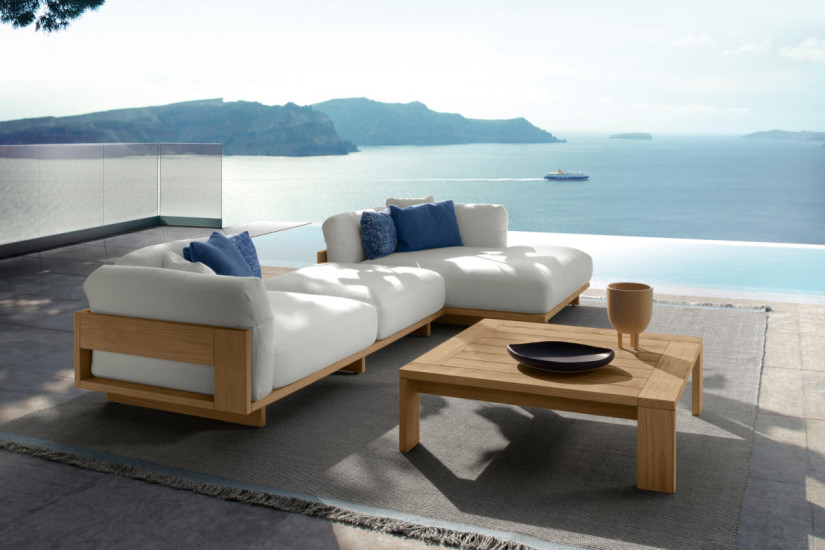 Divano per esterno Argo Wood Talenti - 4