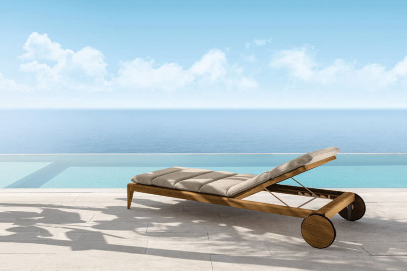 Lit d'extérieur Cruise Teak Talenti - 3