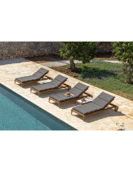 Lettino per esterno Cruise Teak Talenti - 4